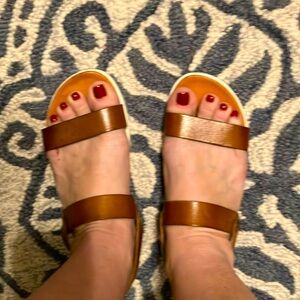 Cocobelle genuine leather sandals size 39 made in Italy